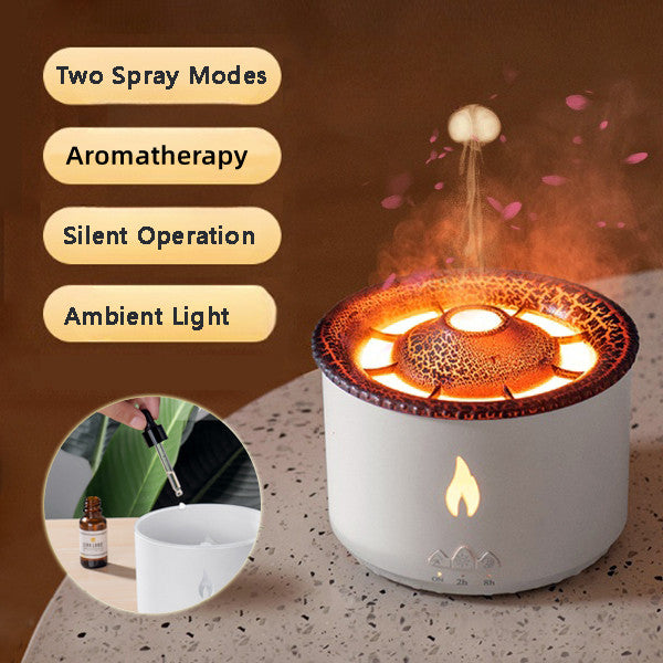 New Creative Ultrasonic Flame Humidifier - Boho Roe