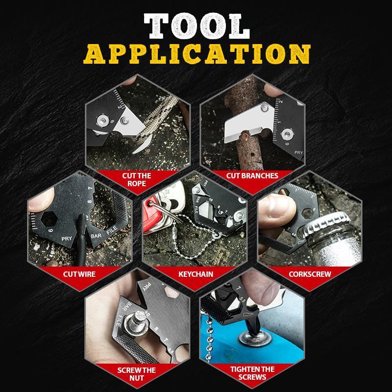 Multifunctional Hexagon Coin Tool - Boho Roe