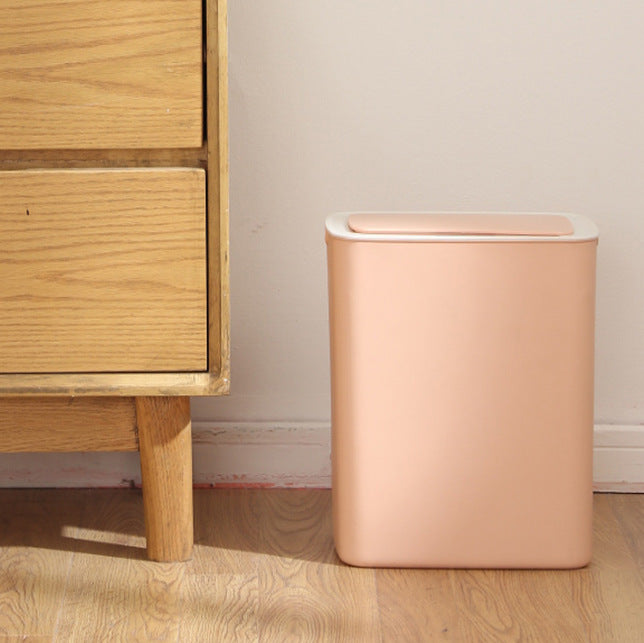 Smart Pure Color Infrared Sensor Trash Can - Boho Roe