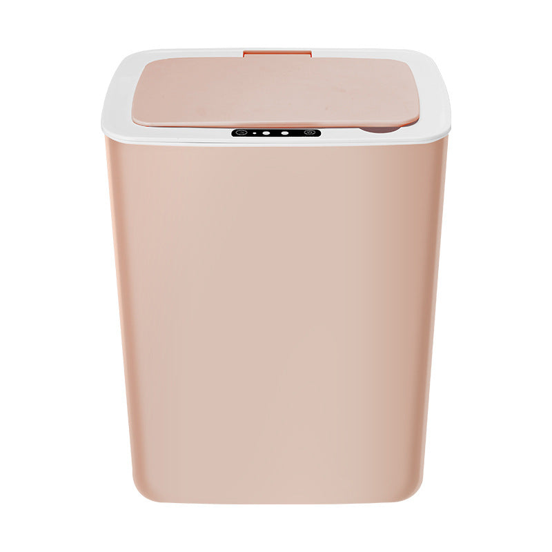 Smart Pure Color Infrared Sensor Trash Can - Boho Roe