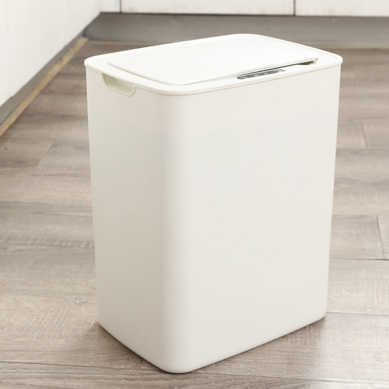 Smart Pure Color Infrared Sensor Trash Can - Boho Roe