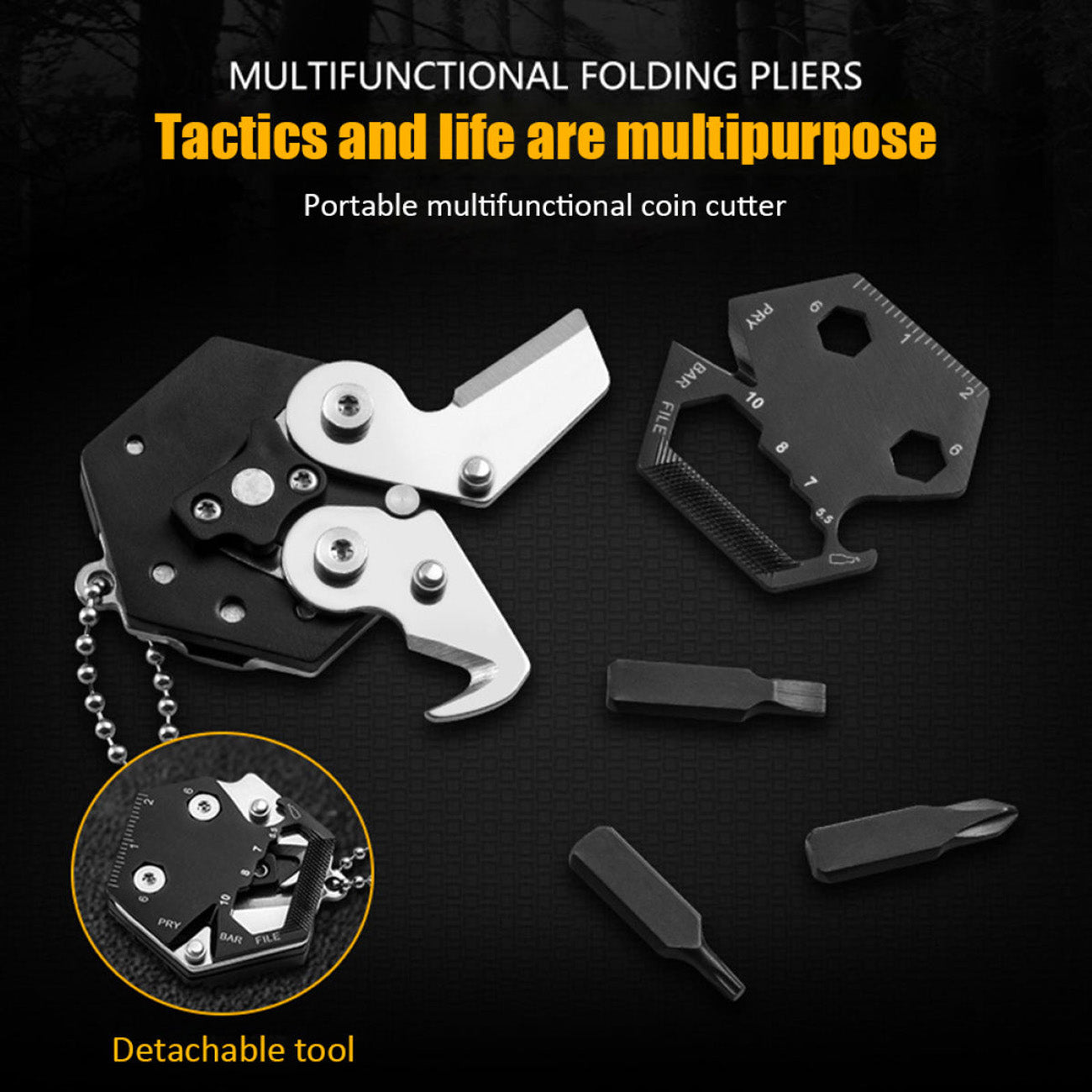 Multifunctional Hexagon Coin Tool - Boho Roe