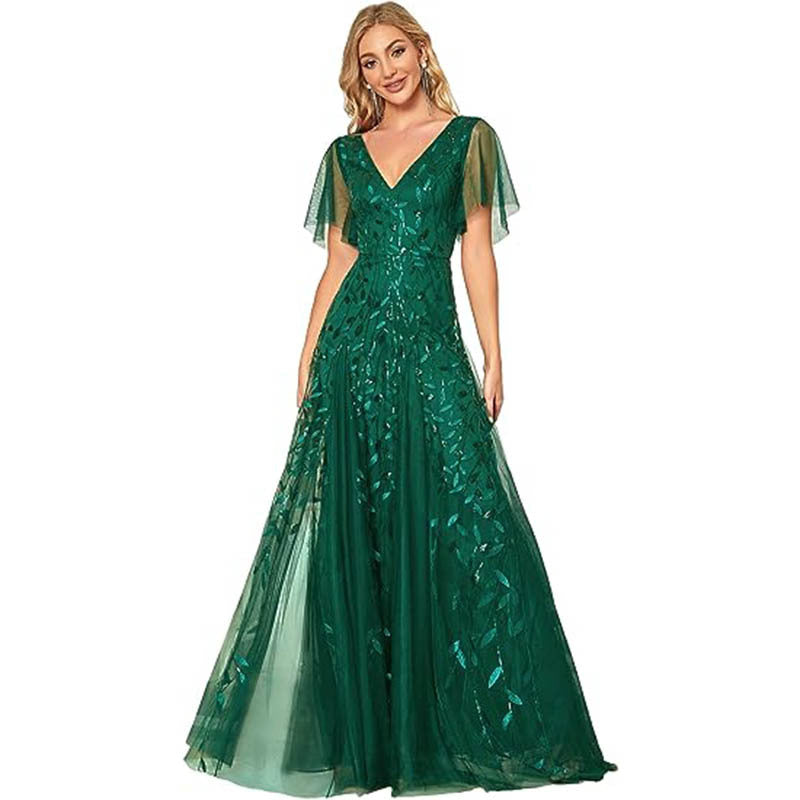 Women's Noble Elegant Long Banquet Evening Dress