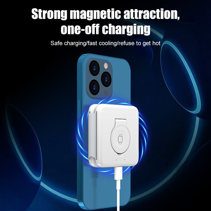 Folding Magnetic Suction Wireless Charger - Boho Roe