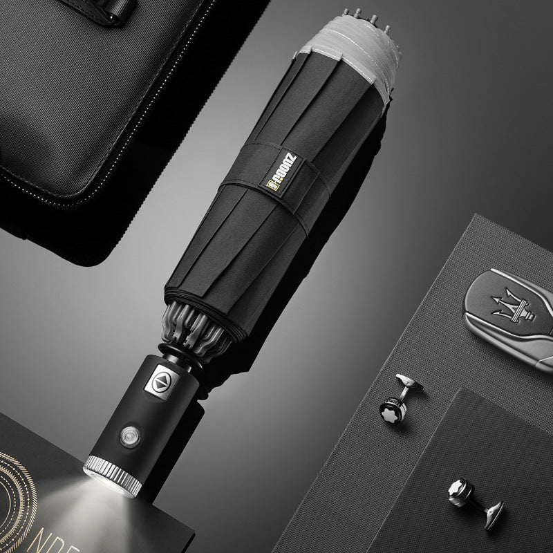 LED Flashlight Folding Umbrella - Boho Roe