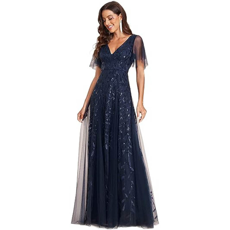 Women's Noble Elegant Long Banquet Evening Dress
