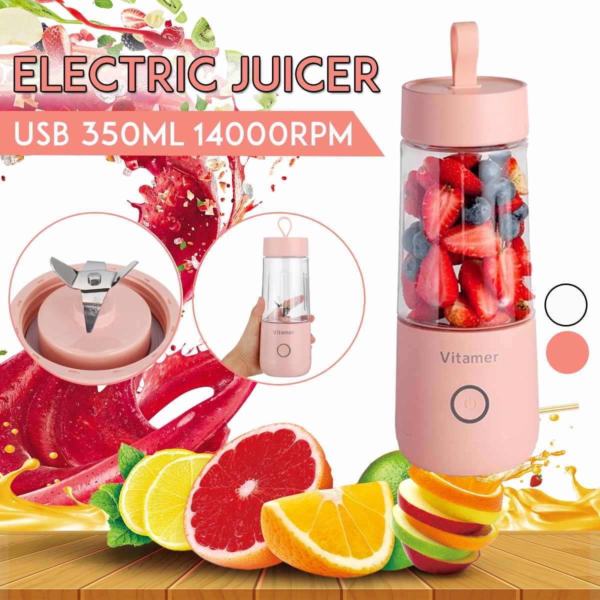 Portable Juicer Blender - Boho Roe