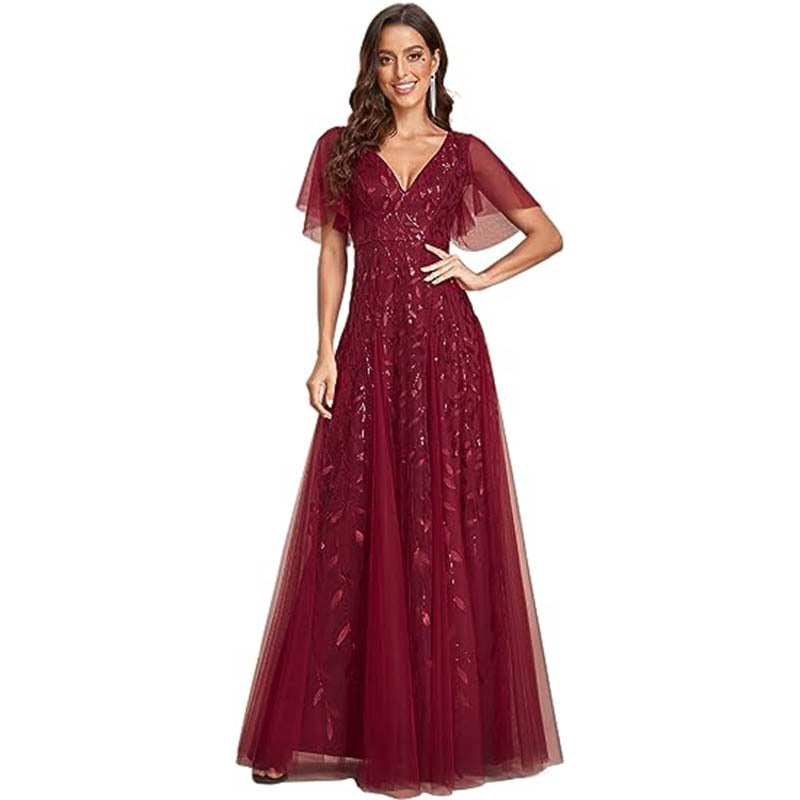 Women's Noble Elegant Long Banquet Evening Dress