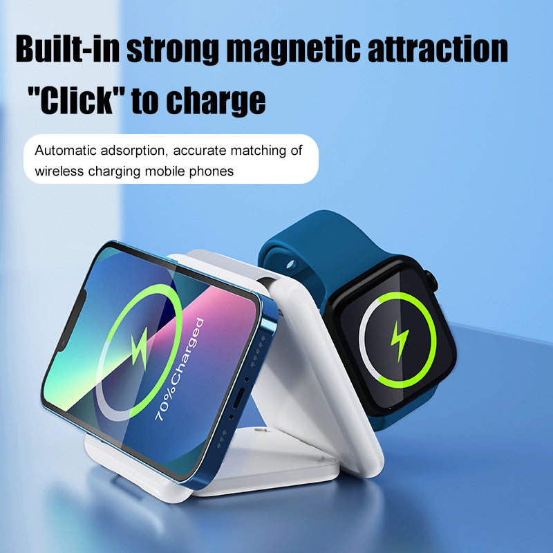 Folding Magnetic Suction Wireless Charger - Boho Roe