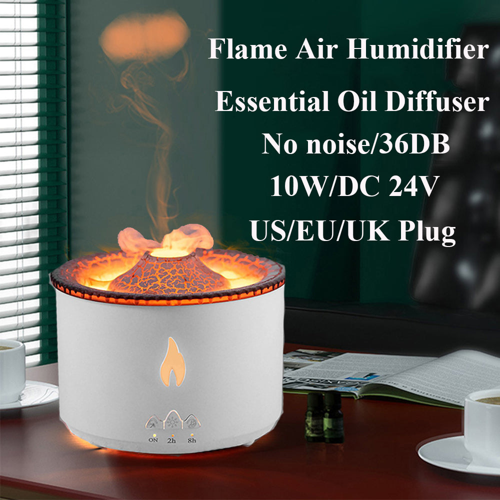 New Creative Ultrasonic Flame Humidifier - Boho Roe