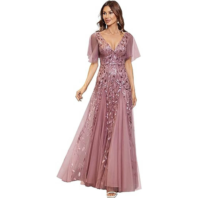 Women's Noble Elegant Long Banquet Evening Dress