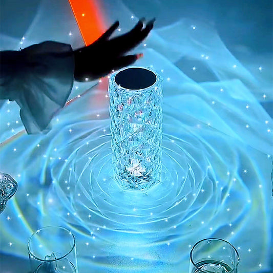 16 Colors LED Crystal Lamp - Boho Roe